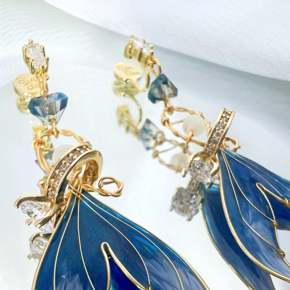Thetis' Royal Azure Earrings | 蘇忒的皇家耳飾 第5張的照片