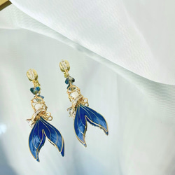 Thetis' Royal Azure Earrings | 蘇忒的皇家耳飾 第2張的照片