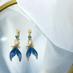 Thetis' Royal Azure Earrings | 蘇忒的皇家耳飾 第1張的照片