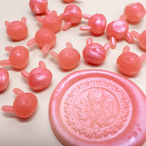 シーリングワックス ୨୧ 封蝋 ハートリボン 8枚 391 シーリング