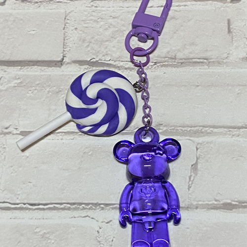 HAND MADE☆キーホルダー（Hand-212）《デコ キーホルダー