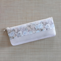 ハンドメイド　歯ブラシポーチ　メッシュポーチ　歯ブラシケース　リバティ　ハムステッドサマー 5枚目の画像