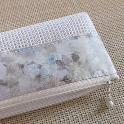 ハンドメイド　歯ブラシポーチ　メッシュポーチ　歯ブラシケース　リバティ　ハムステッドサマー 7枚目の画像