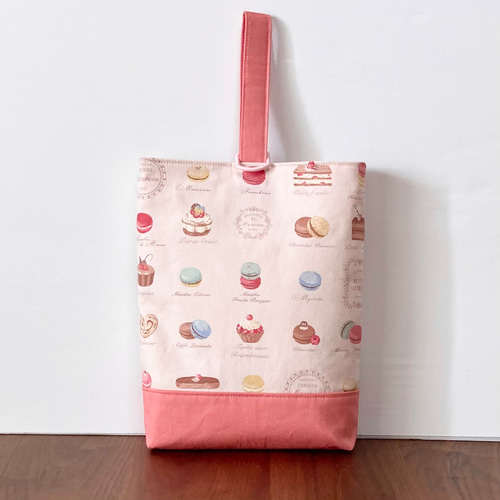 オーダーメイド】入園入学グッズ薄ピンクマカロン柄