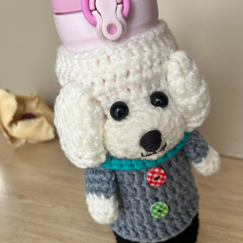 mayu♪チワワ　ペットボトルカバー♪毛糸　あみぐるみ　ハンドメイド☆ 71d2e327fce0d0b202fc235c716d4e