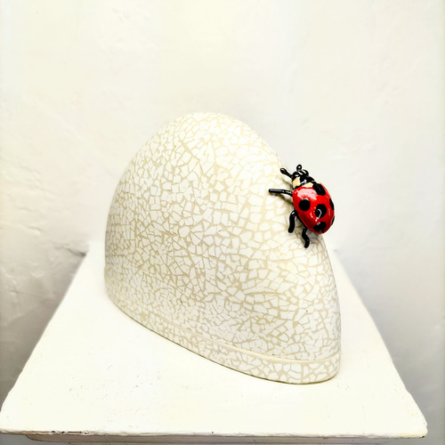 Estacionエスタシオン四つ葉のクローバーとてんとう虫24、5cm新品未使用 Estacionエスタシオン四つ葉のクローバーとてんとう虫24、5cm新品未