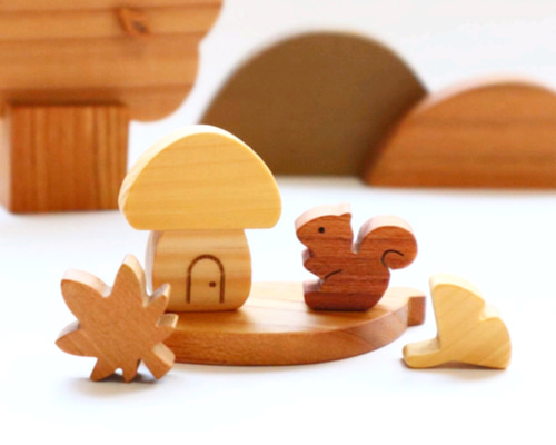 紅葉デザインの木製置物 約42cm 5枚セット f6d87be282d99fe894598826452fbf