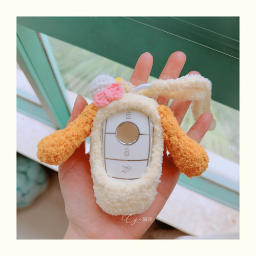 子犬☆自動車のキーケース スマートキーケース 鍵収納 キーホルダー
