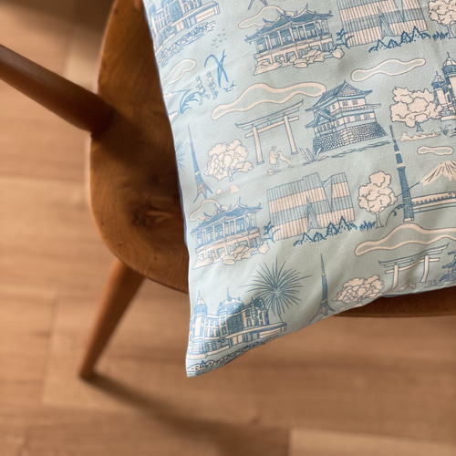 シンガポールのクッションカバー ジャパンインスパイア デザイン