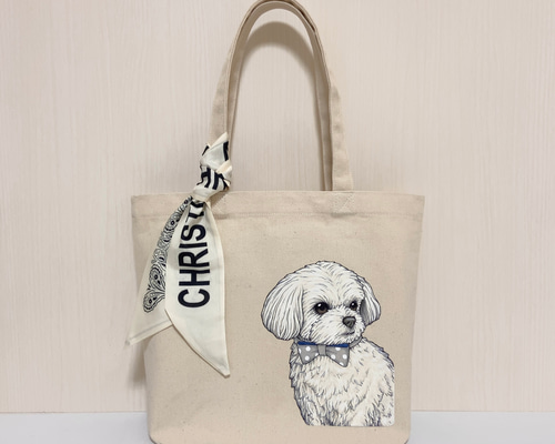 トイプードル トートバッグ エコバッグ 犬 プードル トート