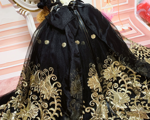 SS25◆刺繍入り ルレックスジャージー レッドカーペットドレス SK-GBE12 シニア世界チャンピオン着用！総レースとびっしりの石