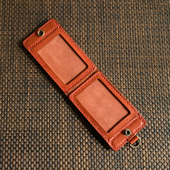 [4面+鑰匙袋，天然皮革] 身分證夾 CC-30w，通勤卡夾，身分證夾，通行證夾 231022 第18張的照片