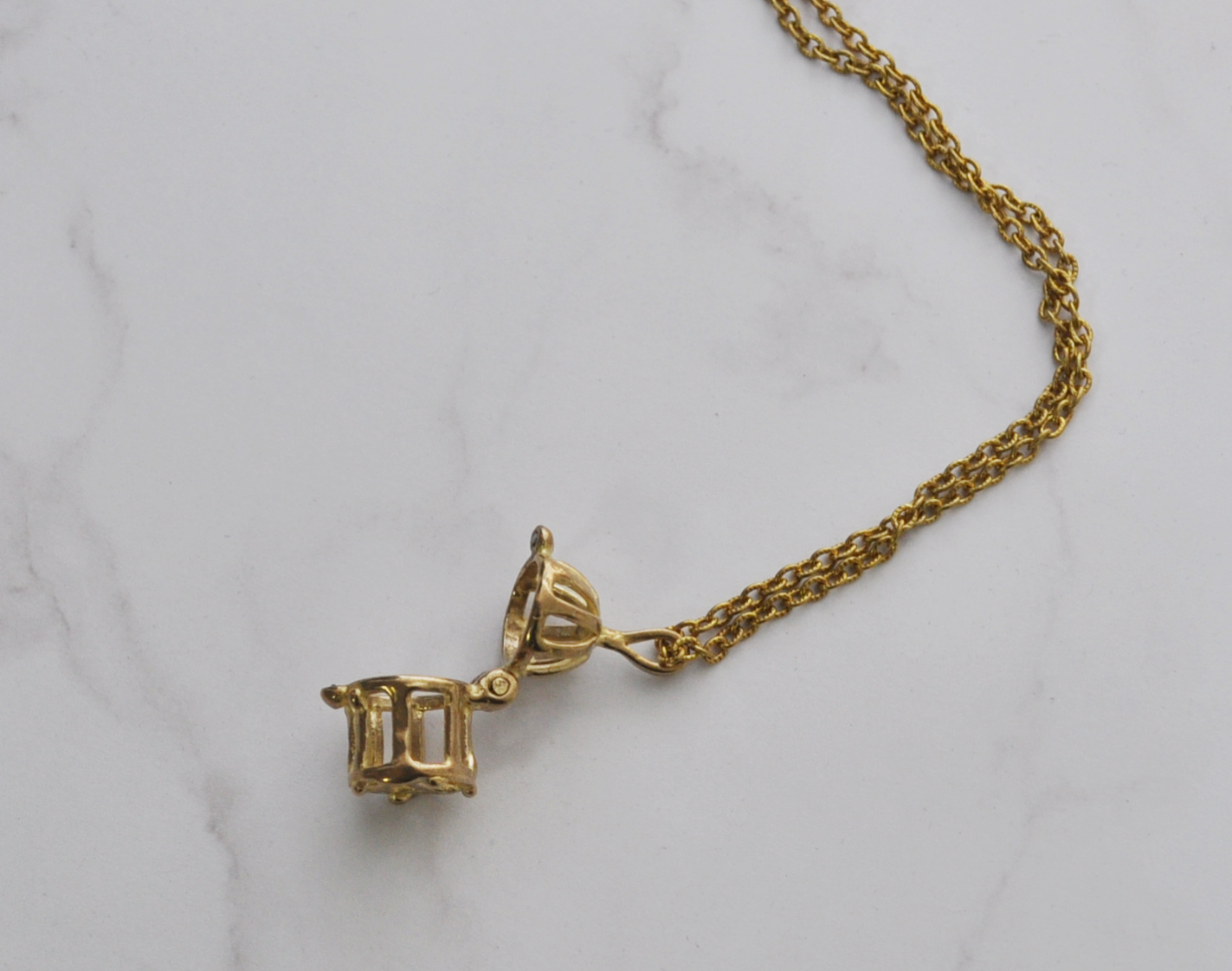 真鍮のポマンダーペンダント：《鳥籠 02/Cage 02》