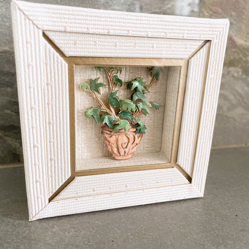 シャドーボックス 観葉植物 立体・オブジェ fleurs_art 通販