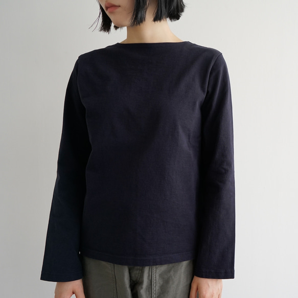 MVSコットン/センターバックT/dark navy/size1•2(size1完売) 6枚目の画像