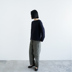 MVSコットン/センターバックT/dark navy/size1•2(size1完売) 1枚目の画像