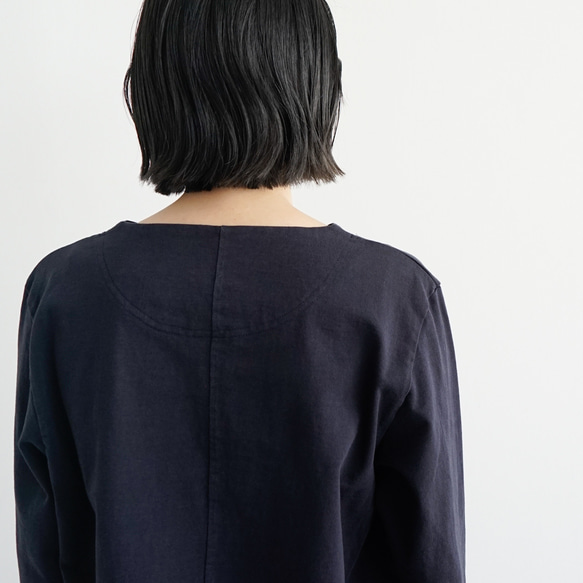 MVSコットン/センターバックT/dark navy/size1•2(size1完売) 14枚目の画像