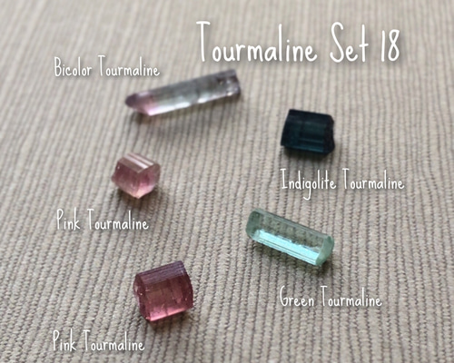 原石（トルマリン） トルマリン原石磨き286g 天然石販売 名取貴石 天然石原石