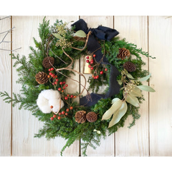 森の中の大きなクリスマスリース リース Rosa Cherry 通販 16731881