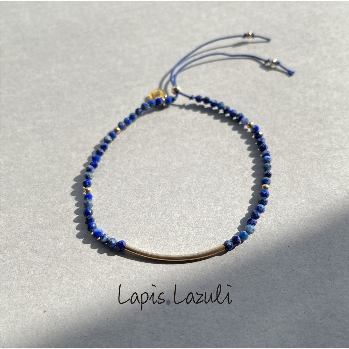 K14gf × 12月誕生石★ラピスラズリ ブレスレット