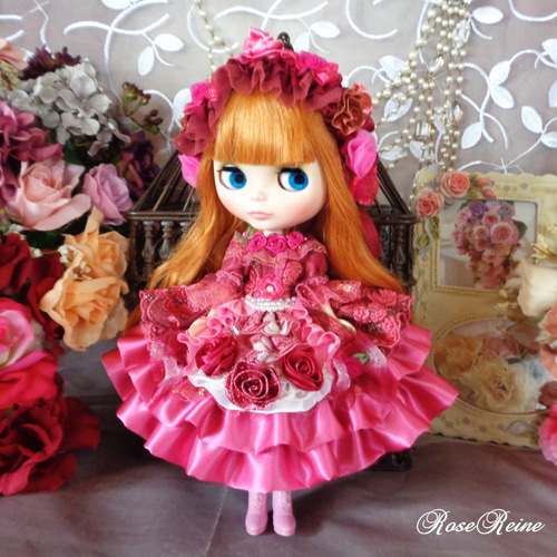soldロリータロマンス マジェンタピンクの妖精 フラワーガーデンフリル