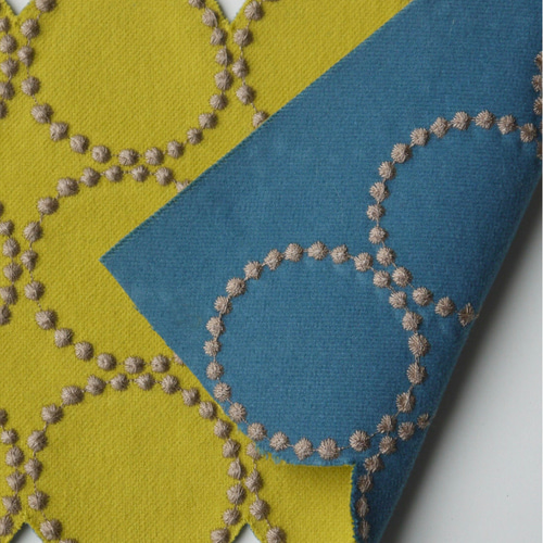 ミナペルホネン dop タンバリン 丸 スツール 【イエローブルー