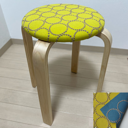 TKさん専用 ミナペルホネン ハンドメイド スツール 2脚セット タンバリン TKさん専用 ミナペルホネン ハンドメイド スツール 2脚セット