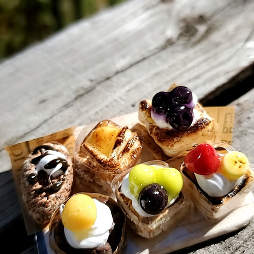 ミニチュアスイーツ デニッシュとブリュレ ブリュレデニッシュ