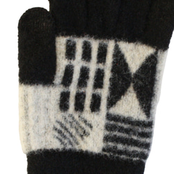 手袋　ペアセット 防寒 モヘアタッチのふわふわの肌触り タッチパネル対応 スマホ対応 5枚目の画像