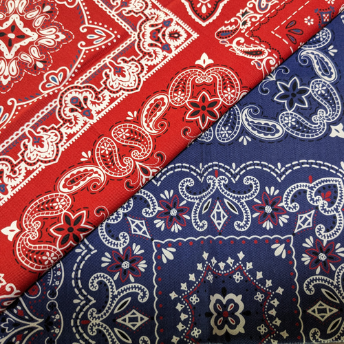 ☆定番バンダナ柄のｶｯﾄｸﾛｽ(各・約30×108cm) はぎれ とんとん 通販