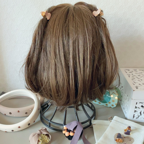 ❤︎ ୨୧小さくても強いホールド୨୧ ❤︎ ハートのミニヘアクリップ 