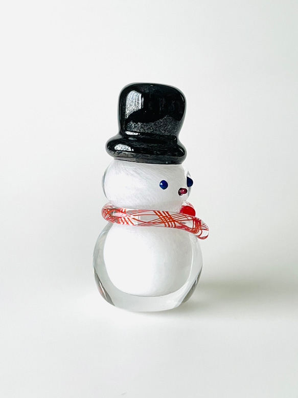 【Creema限定クリスマス2023】ガラスの雪だるま【A】 17枚目の画像