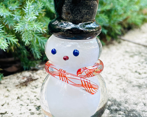 可愛いカラフル雪だるま 陶器 装飾品高い1050cm 可愛いカラフル