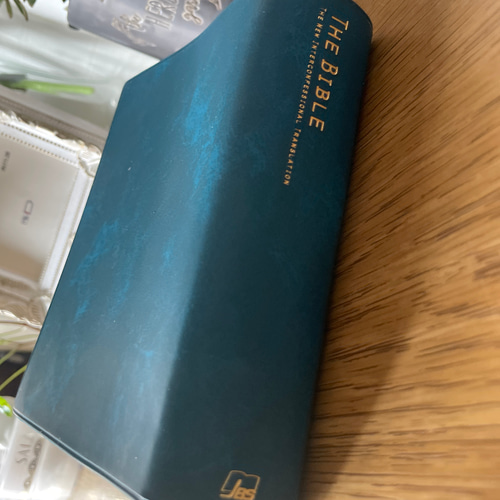 受注見本ハンドメイド本革手縫 新共同訳バイブルキューブ版聖書