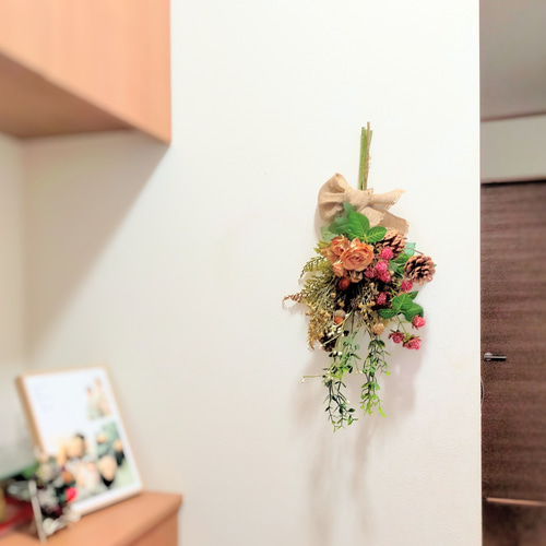 アーティフィシャル♡ベリーとどんぐりのリース アーティフィシャル♡ベリーとどんぐりのリース