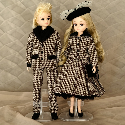 リカちゃん 花柄スカート セット 2点セット】トレーナースカートセット服（さくらんぼ赤）リカ