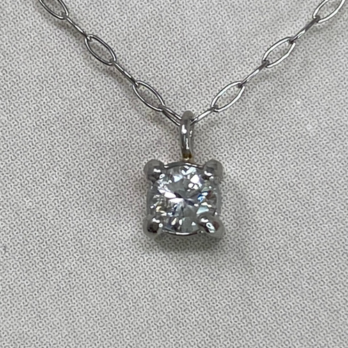 pt900 pt850 天然ダイヤモンド 0.09ct ネックレス ネックレス 
