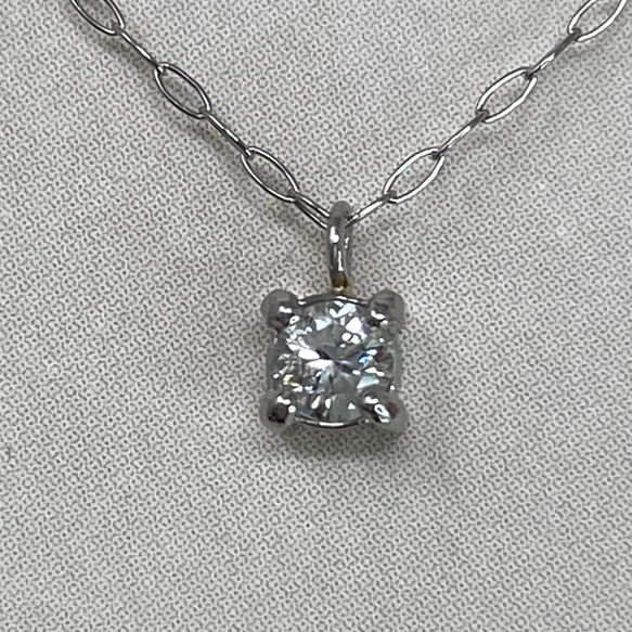 Pt900/Pt850ダイヤモンドネックレス0.60ct 3.14g