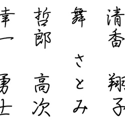 オーダーメイド　名入れ 　恋文ペン字体　 彫金　靴ベラ　 2枚目の画像