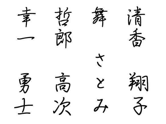 オーダーメイド　名入れ 　恋文ペン字体　 彫金　靴ベラ　 2枚目の画像