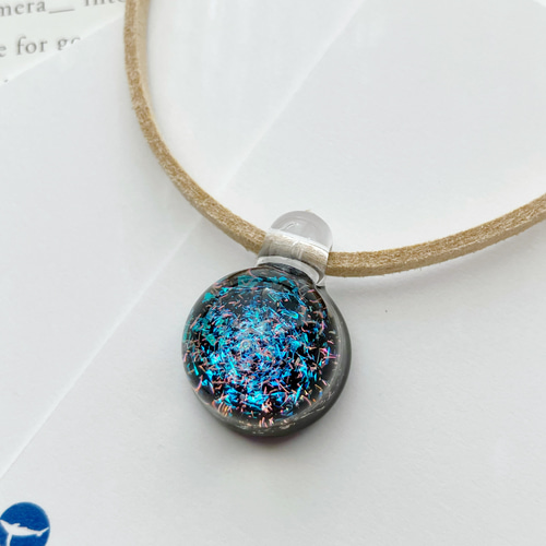 ○ mix dichroic glass ○/ボロシリケイトガラス/ペンダント/ダイクロ