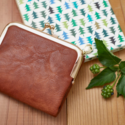 〘13回目再販売〙限定P3倍 セカンド財布 ミニバッグに がま口財布 二つ折り財布 プレゼント ミニ レザー財布 革財布 12枚目の画像