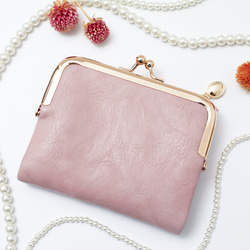 〘13回目再販売〙限定P3倍 セカンド財布 ミニバッグに がま口財布 二つ折り財布 プレゼント ミニ レザー財布 革財布 13枚目の画像