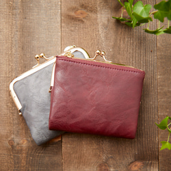 〘13回目再販売〙限定P3倍 セカンド財布 ミニバッグに がま口財布 二つ折り財布 プレゼント ミニ レザー財布 革財布 8枚目の画像