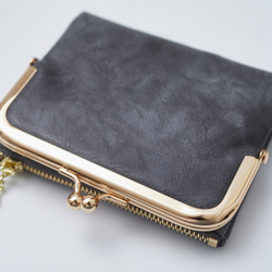 〘13回目再販売〙限定P3倍 セカンド財布 ミニバッグに がま口財布 二つ折り財布 プレゼント ミニ レザー財布 革財布 17枚目の画像