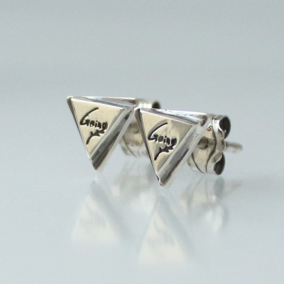 silver925 ピアス  -Emblem Pierce- /1P  シルバー　スタッドピアス 1枚目の画像