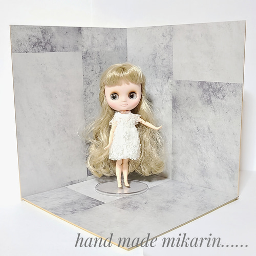 撮影用背景ボード(コンクリート)【ドールハウス】 その他人形 撮影用背景ボード(コンクリート)【ドールハウス】 その他人形
