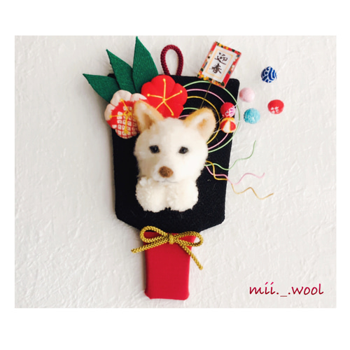 11/19受付終了❗️【受注制作】『羽子板わんこ』うちの子オーダー(mii