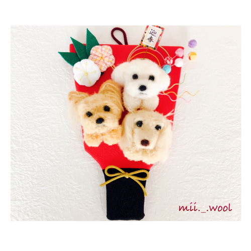 11/19受付終了❗️【受注制作】『羽子板わんこ』うちの子オーダー(mii