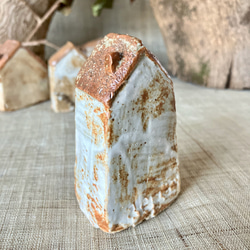 手作り窯焼きミニハウス1 / Handmade Kiln-fired Small Houses1新作2023♪ 1枚目の画像